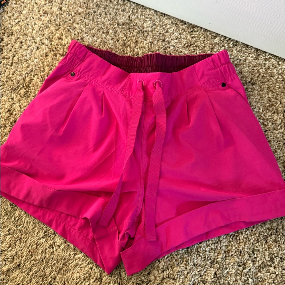 lululemon athletica Vibrant Pink Athletic Shorts